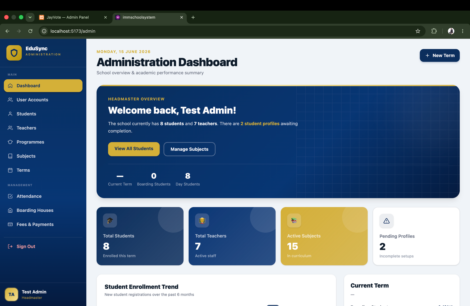 School Management System